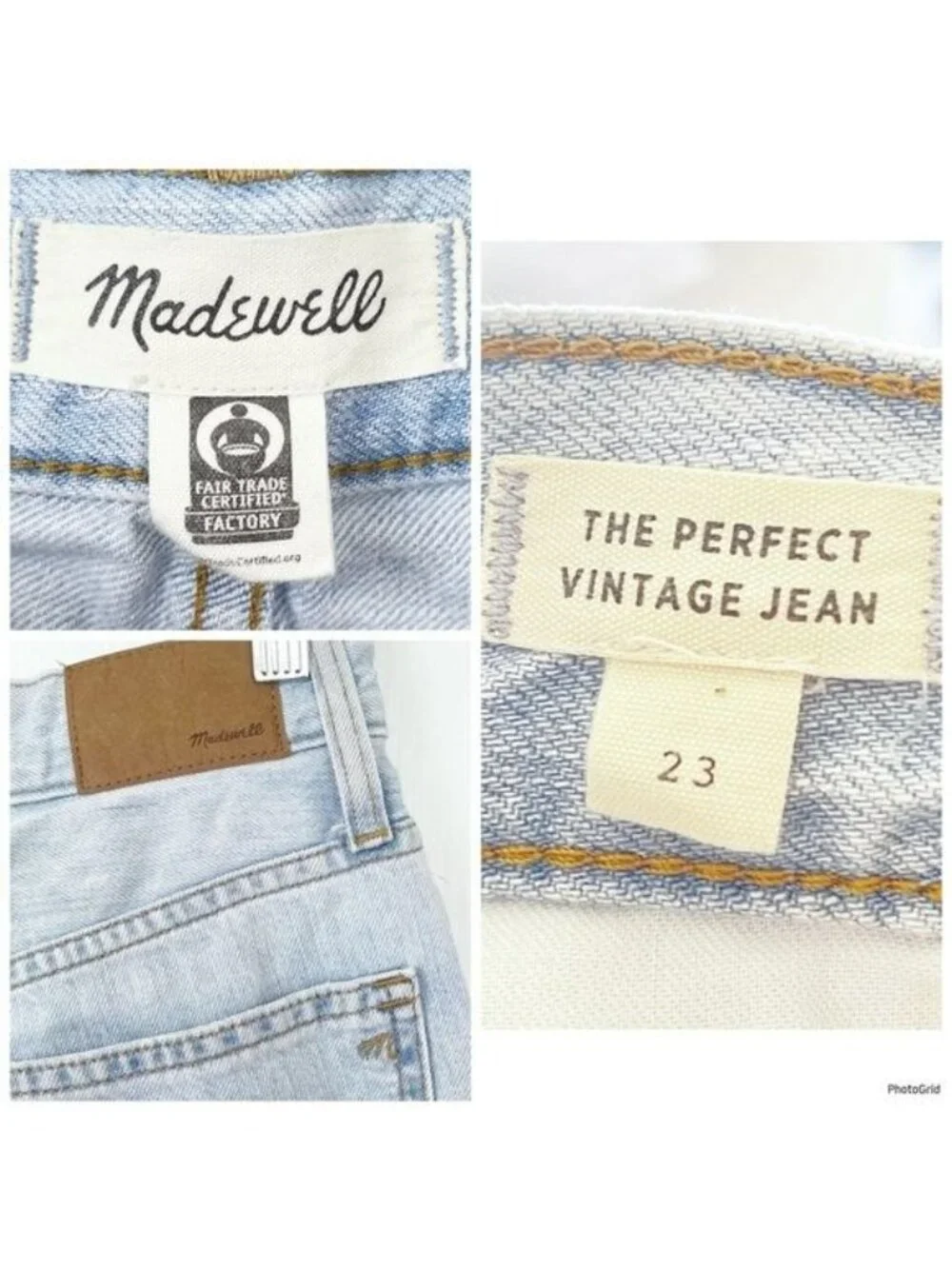 Madewell The Perfect Vintage Jean in Fitzgerald Wash 23 style C2819